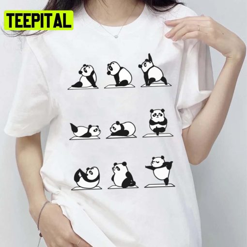 Trending Workout Training Funny Cute Panda Unisex T-Shirt