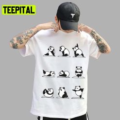 Trending Workout Training Funny Cute Panda Unisex T-Shirt