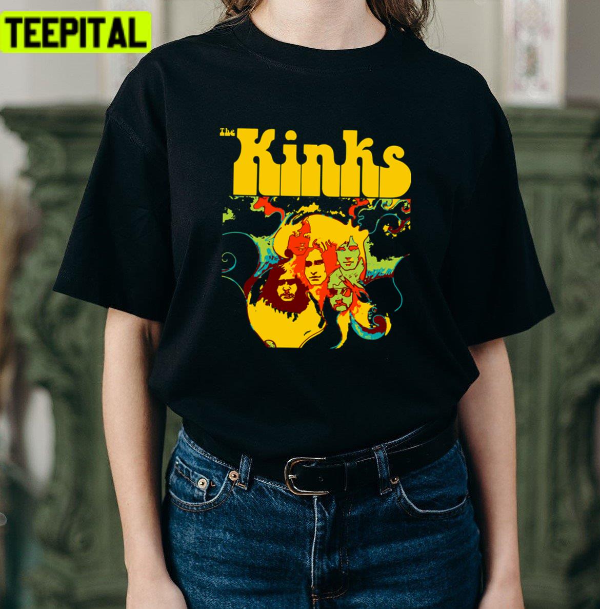 Triblend The Kinks Band Unisex T-Shirt