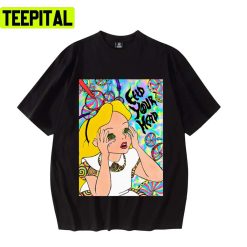 Trippy Alices Adventures In Wonderland Unisex T-Shirt