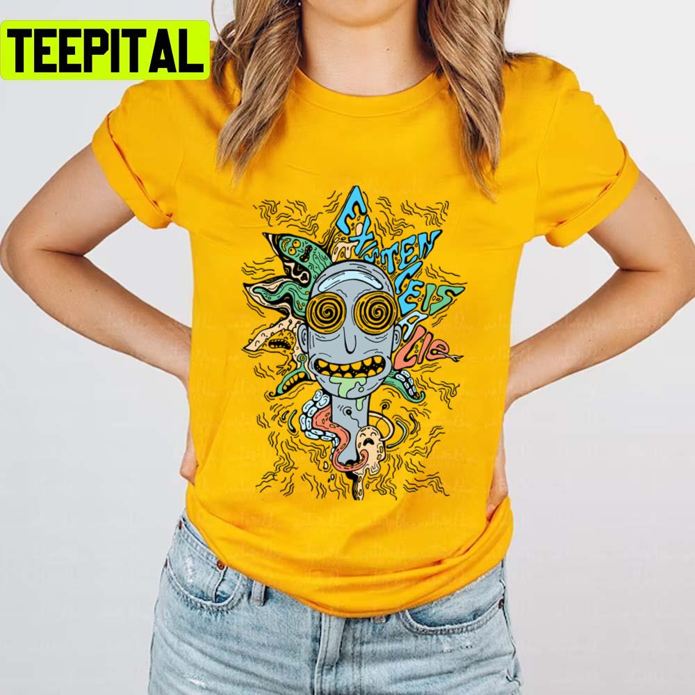 Trippy Rick Rick And Morty Unisex T-Shirt