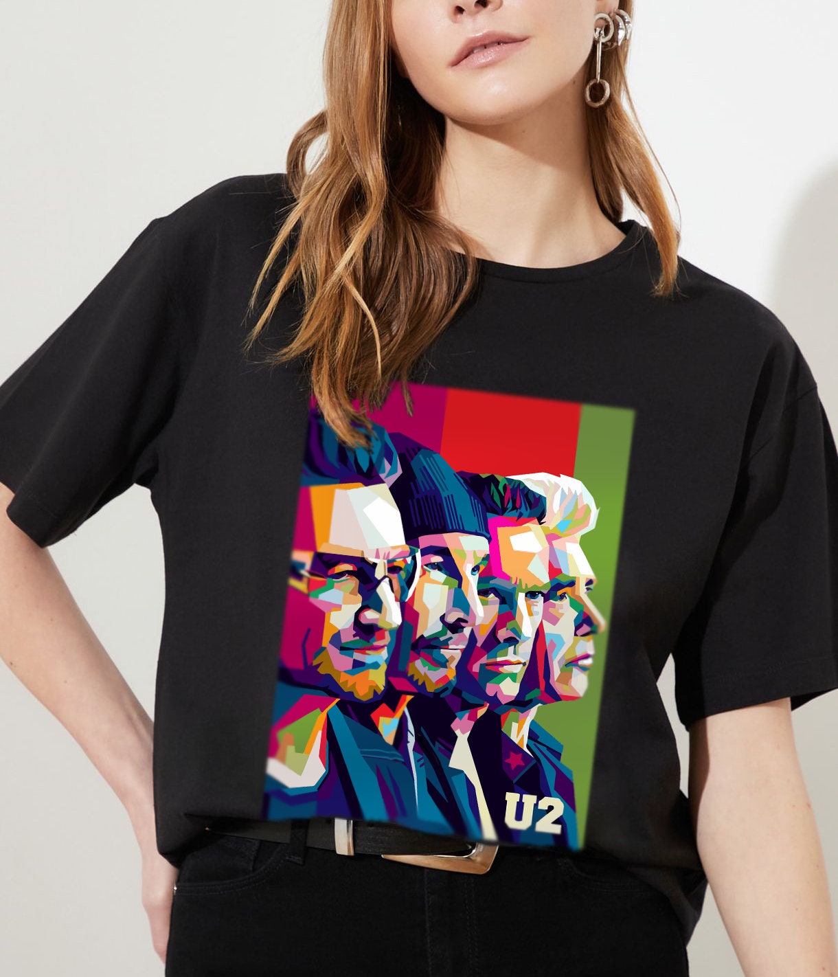U2 Band Classic Rock 90s Music Joshua Tree Concert Unisex T-Shirt
