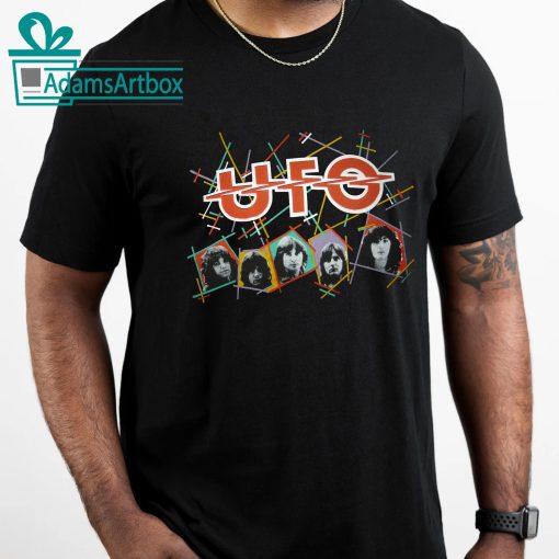 Ufo Banda 1981 American Tour Ufo Rock Band Unisex T-Shirt