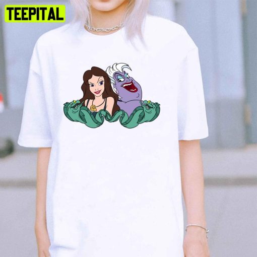 Vanessa And Ursula The Little Mermaid Unisex T-Shirt