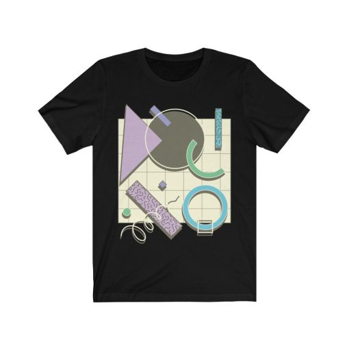 Vaporwave 80’s Shapes Retro Vintage Unisex T-Shirt