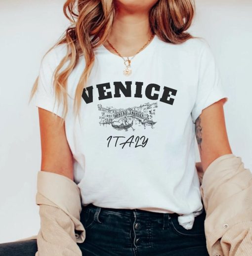 Venice Italy Travel Vintage Art Unisex T-Shirt