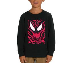 Venom Carnage Childrens Unisex Black Sweatshirt