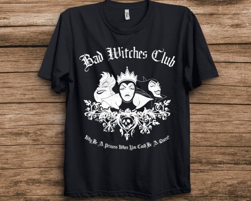 Villains Bad Witches Club Group Shot Graphic Lover Disney Unisex T-Shirt