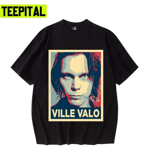 Ville Valo Fanart Him Retro Rock Band Unisex T-Shirt