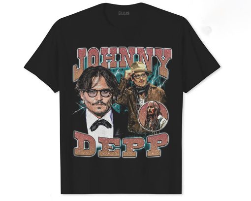 Vintage 90s 80s Johnny Depp Unisex T-Shirt