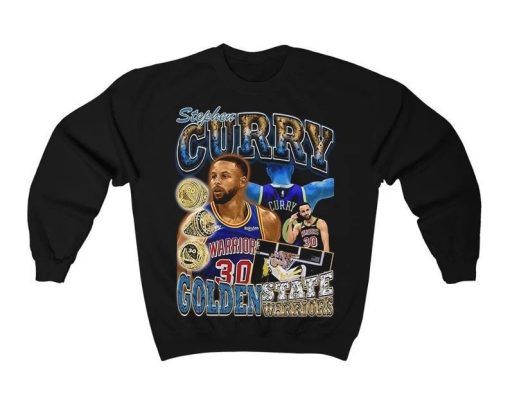 Vintage 90s Retro Steph Curry Warriors Basketball Unisex T-Shirt