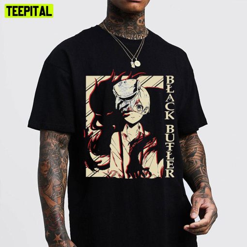 Vintage Art Black Butler Sebastianciel Unisex T-Shirt