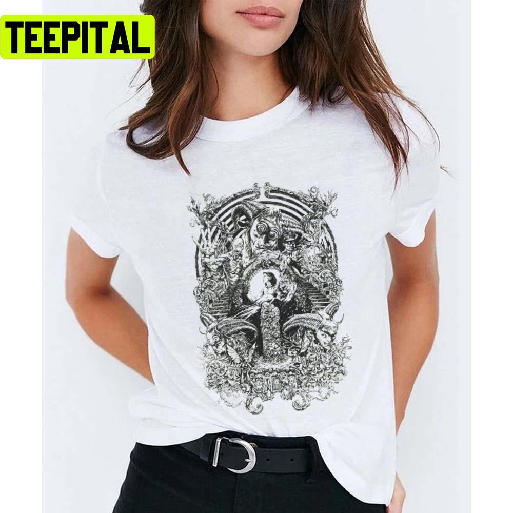 Vintage Art Pan’s Labyrinth Design Unisex T-Shirt