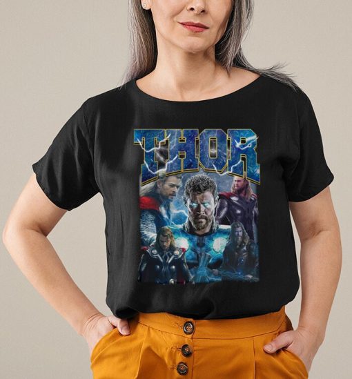 Vintage Art Thor Love And Thunder God Of Thunder Unisex T-Shirt