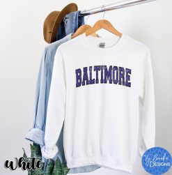 Vintage Baltimore Football Unisex Sweatshirt