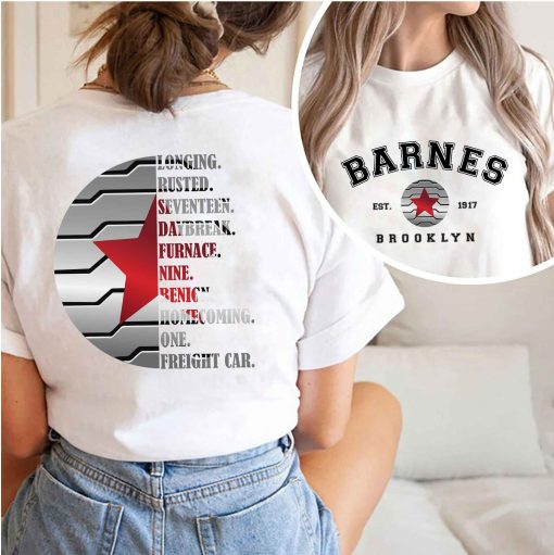 Vintage Barnes Est 1917 Double Sided Unisex T-Shirt