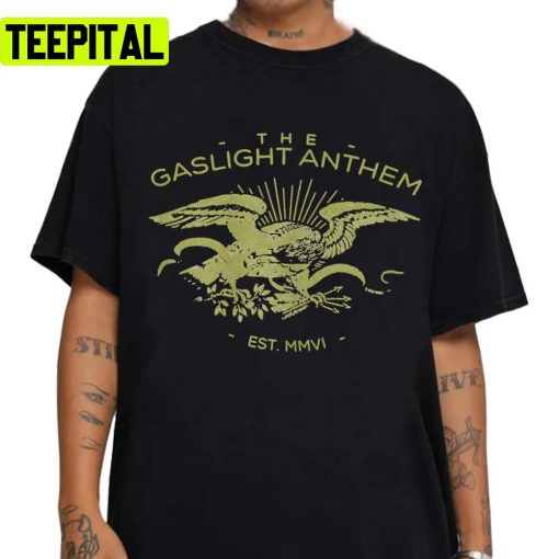 Vintage Est Mmvi The Gaslight Anthem Rock Band Unisex T-Shirt