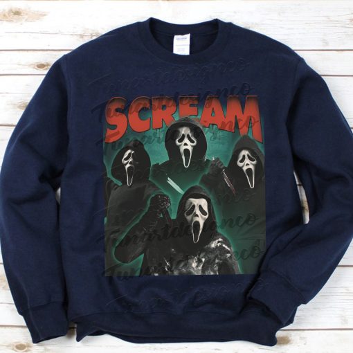 Vintage Inspired Scream Halloween Unisex Sweatshirt