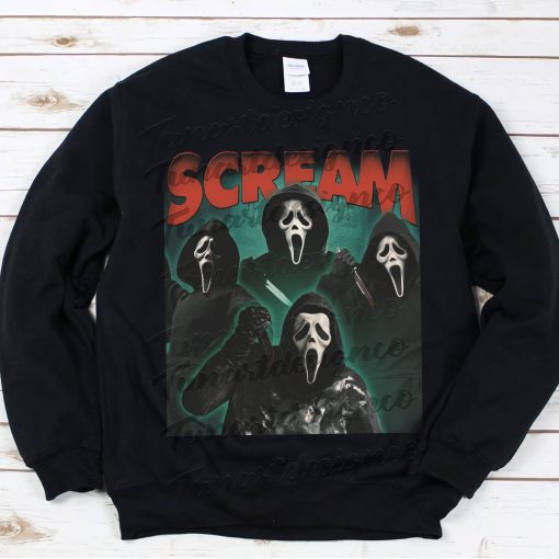 Vintage Inspired Scream Halloween Unisex Sweatshirt