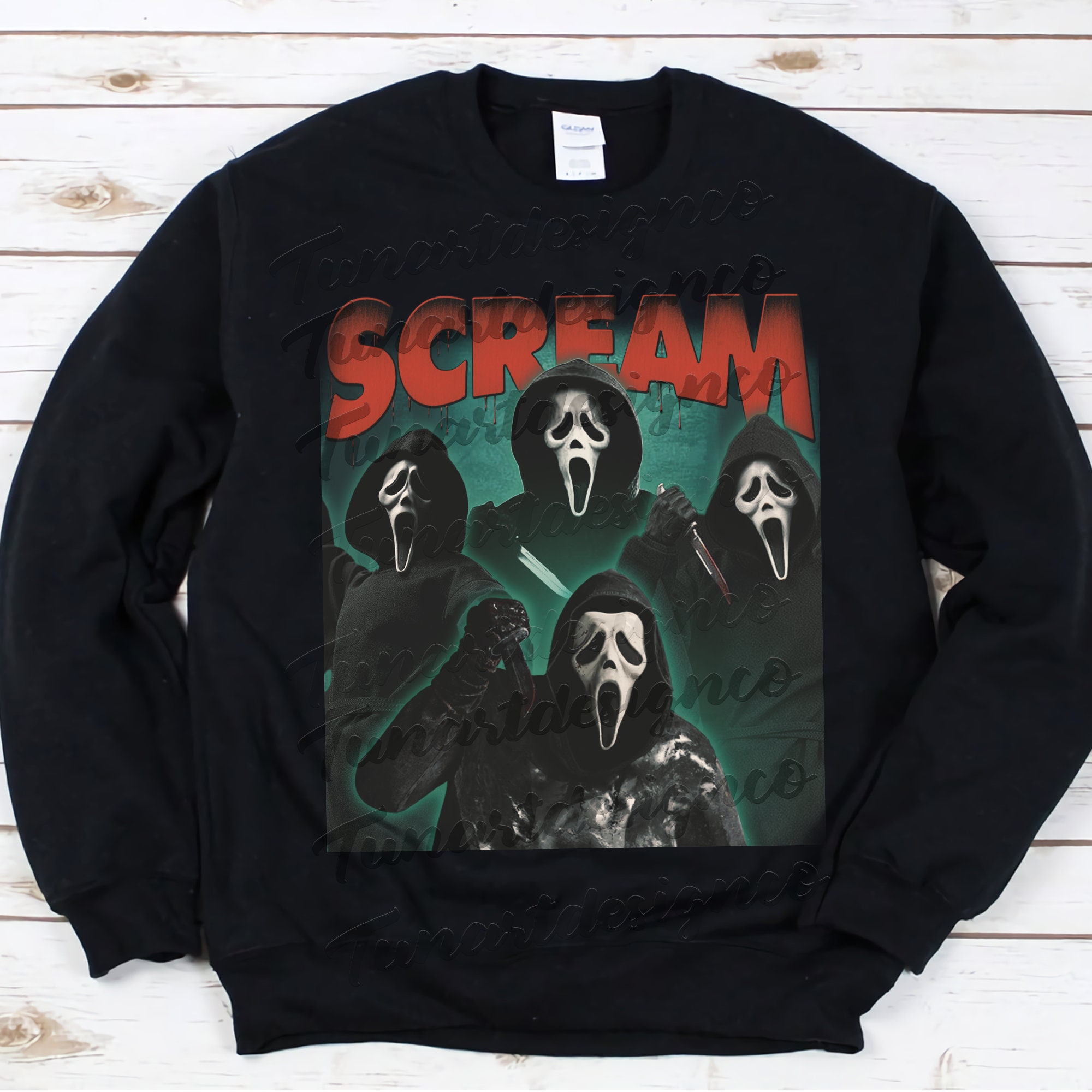 Vintage Inspired Scream Halloween Unisex Sweatshirt – Teepital ...