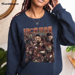 Vintage Iron Man Mcu Lover Unisex Sweatshirt