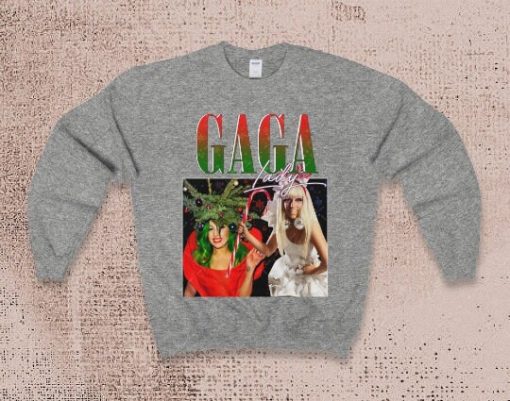 Vintage Lady Gaga Rap Hip Hop 90s Retro Art Unisex Sweatshirt