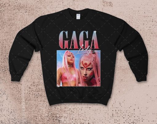 Vintage Lady Gaga Rap Hip Hop 90s Retro Unisex Sweatshirt