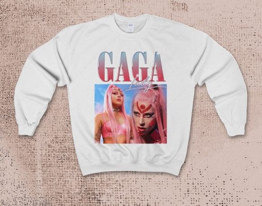 Vintage Lady Gaga Rap Hip Hop 90s Retro Unisex Sweatshirt