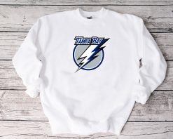 Vintage Lightning Sweatshirt Old School Lightning Logo Tampa Bay Unisex Sweatshirt