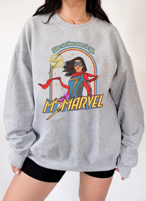 Vintage Ms Marvel Comic Pop 2022 Unisex T-Shirt