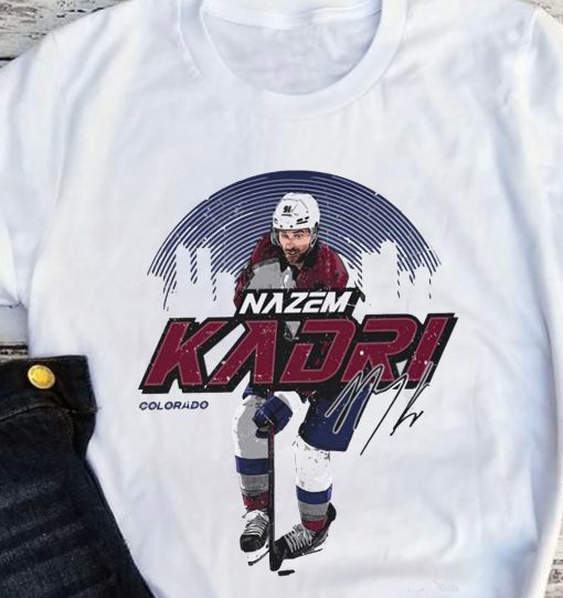 Vintage Nazem Kadri Skyline Colorado Avalanche Ice Hockey Unisex T-Shirt