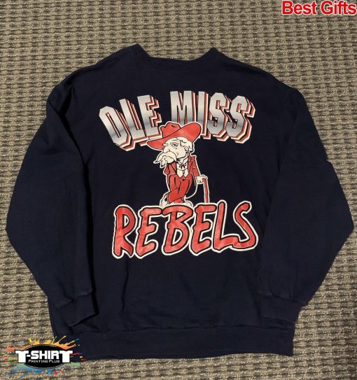 Vintage Ncaa Ole Miss Rebels Logo 2022 Art Unisex T-Shirt