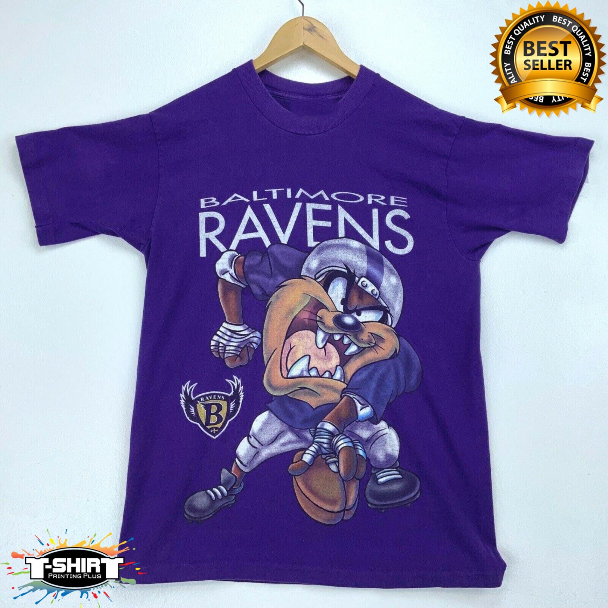 Vintage Nfl Baltimore Ravens Looney Tunes Shirt, American Sport Unisex  T-Shirt