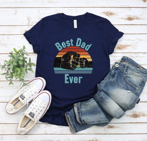 Vintage Retro Best Dad Ever Father’s Day Unisex T-Shirt