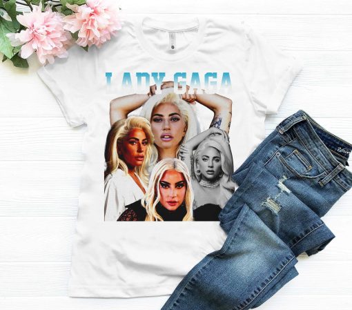 Vintage Style Lady Gaga Art Unisex T-Shirt