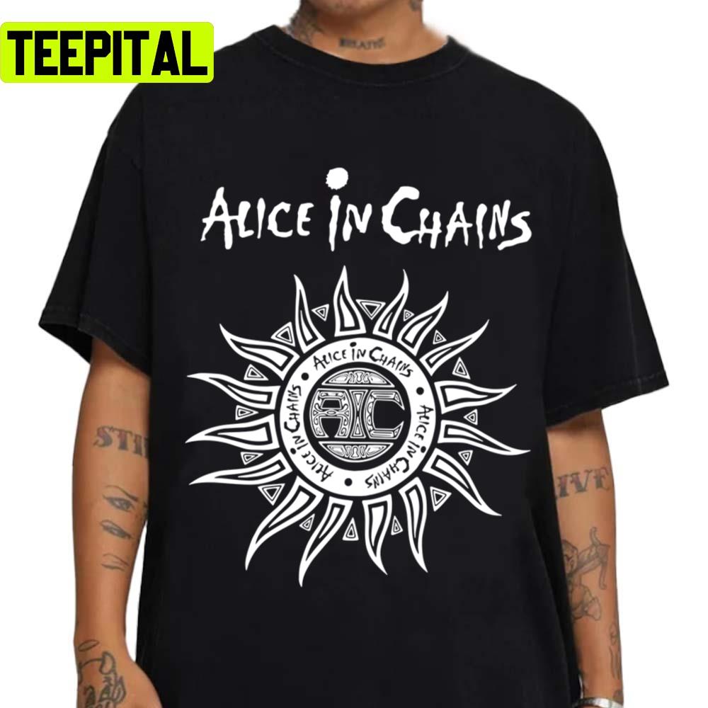 Vintage Retro Alice In Chain Band T-Shirt Chains Shirt Unisex