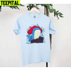 Wailord With Flowing Hair The Little Mermaid Unisex T-Shirt