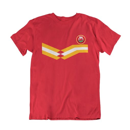 Wales Football New Style Retro Strip 2021 Euro Shipping Unisex T-Shirt