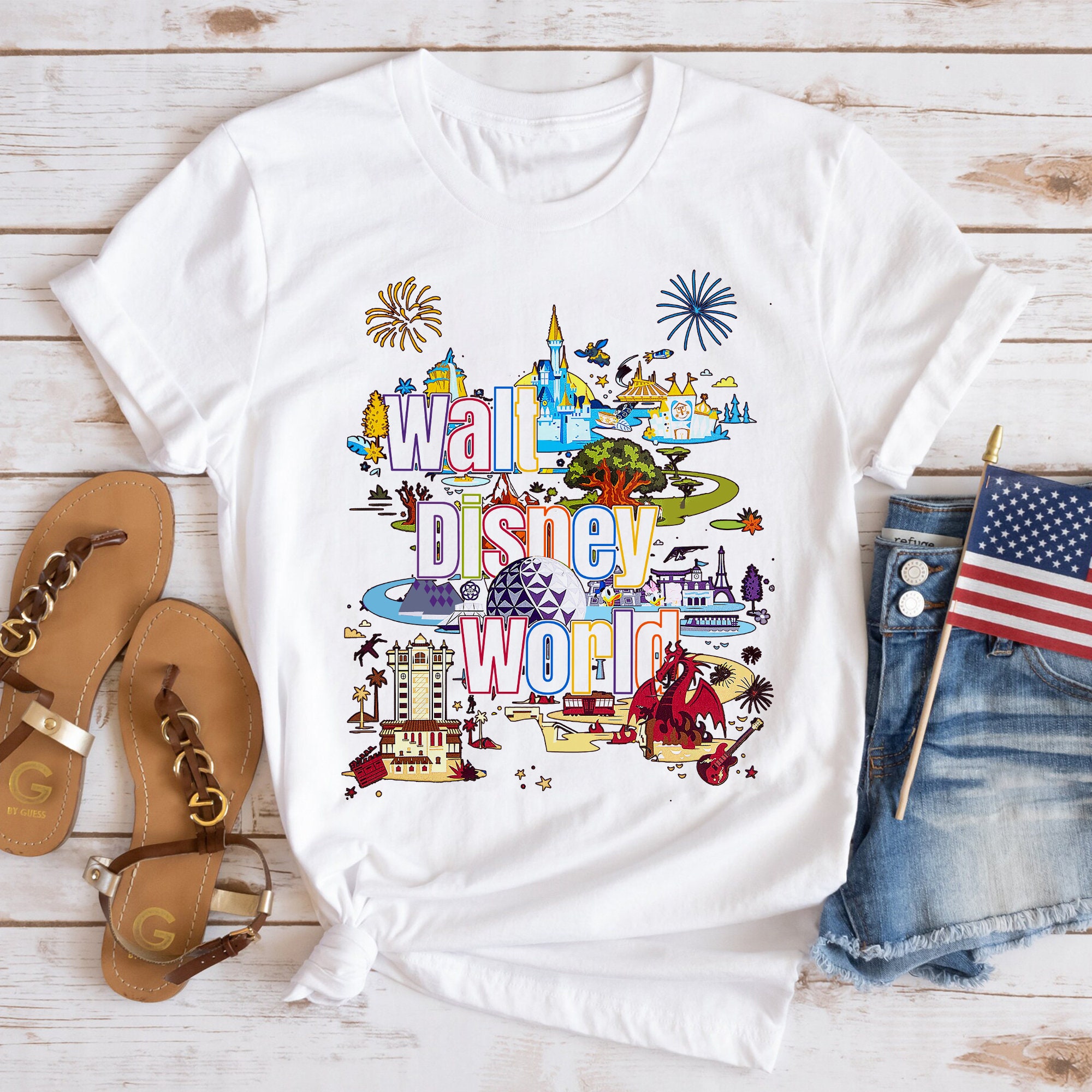 Walt Disney World Vintage Matching Family Vacation Unisex T-Shirt