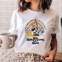 Walt Disneyworld Vintage Crewneck Sweatshirt, Most Magical Place On Earth Shirt, Disney Epcot Sweatshirt, Matching Family Disney Shirt Unisex T-Shirt