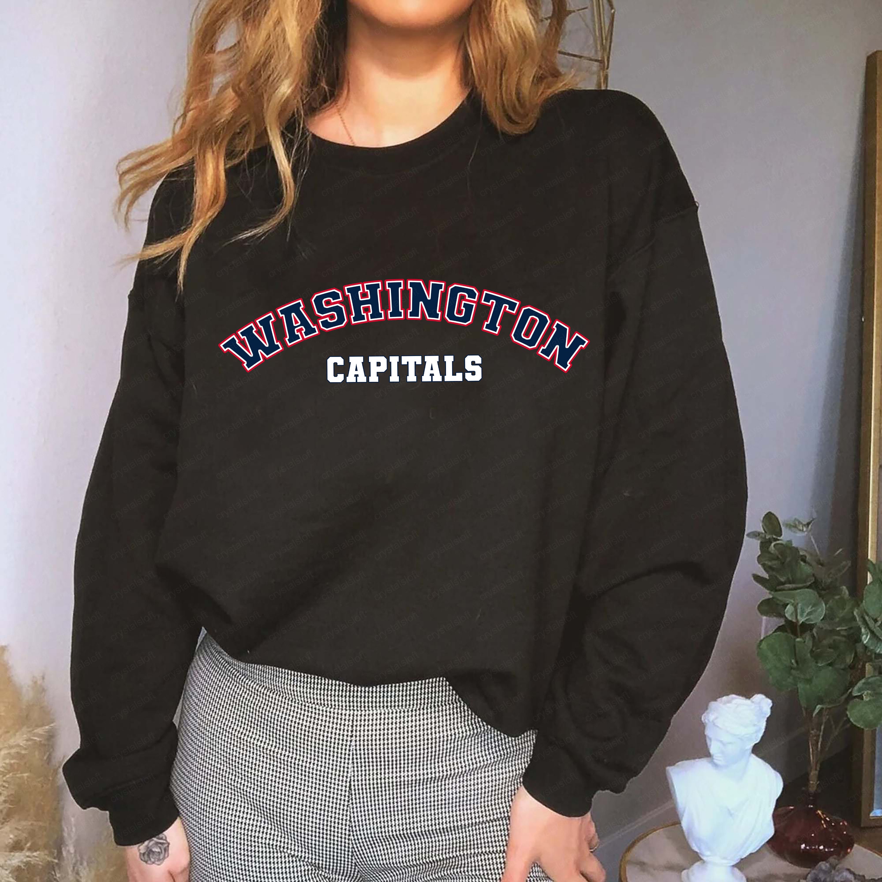 Washington capitals vintage online sweatshirt