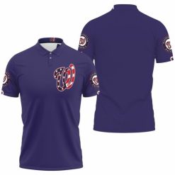 Washington Nationals 2020 Mlb Blue Us Flag Jersey Inspired Polo Shirt Model A4651 All Over Print Shirt 3d T-shirt