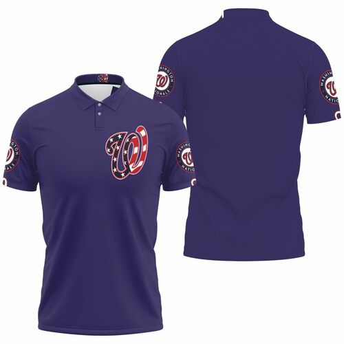 Washington Nationals 2020 Mlb Blue Us Flag Jersey Inspired Polo Shirt Model  A4651 All Over Print Shirt 3d T-shirt – Teepital – Everyday New Aesthetic  Designs