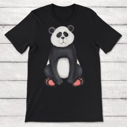 Watercolor Panda Sitting Panda Unisex T-Shirt