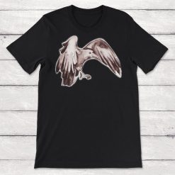 Watercolor Raven Flying Unisex T-Shirt