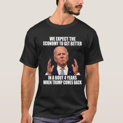We Expect Economy To Get Better 2024 Trump Back Unisex Sweatshirt