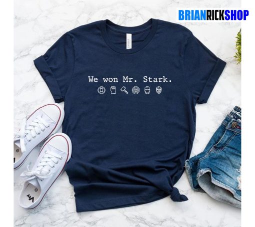 We Won Mr Stark Spider-Man Quote Unisex Sweatshirt