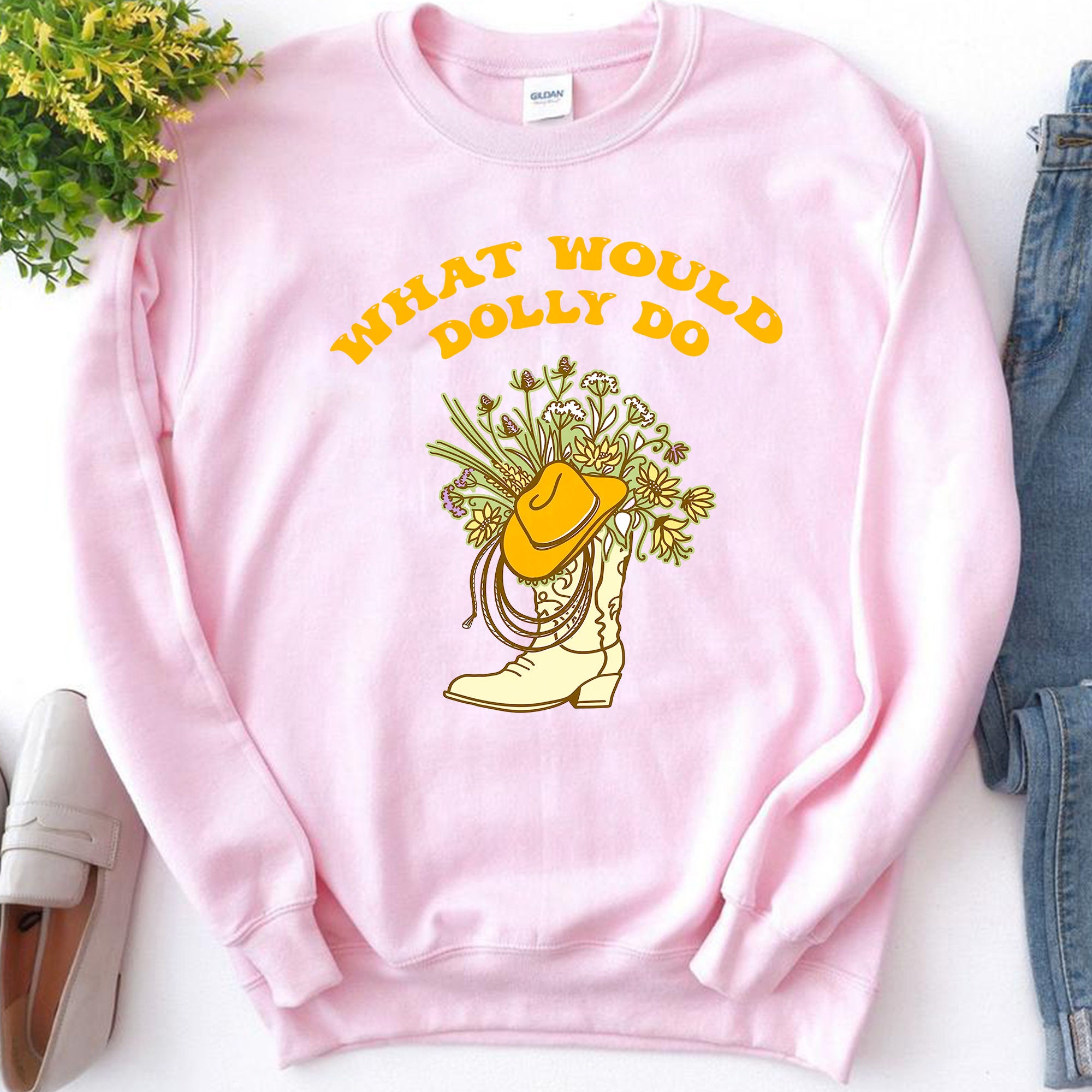 What Would Dolly Do Country Music Unisex Sweatshirt