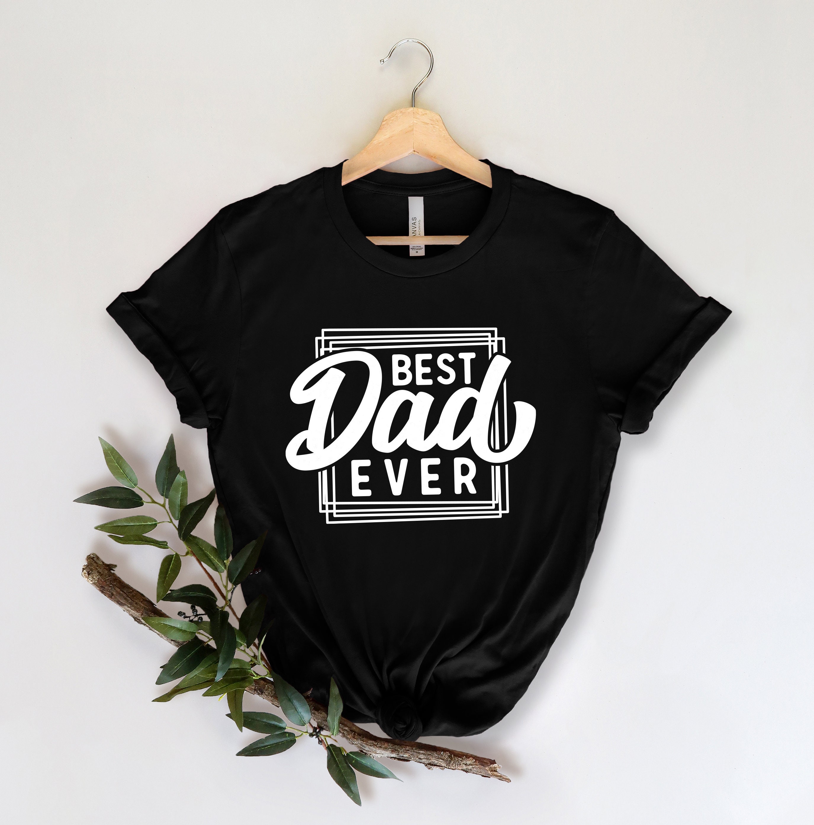 White Art Best Dad Ever Father’s Day Unisex T-Shirt