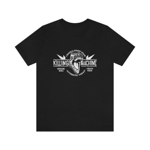 White Font T-Rex Killing Machine Shirt